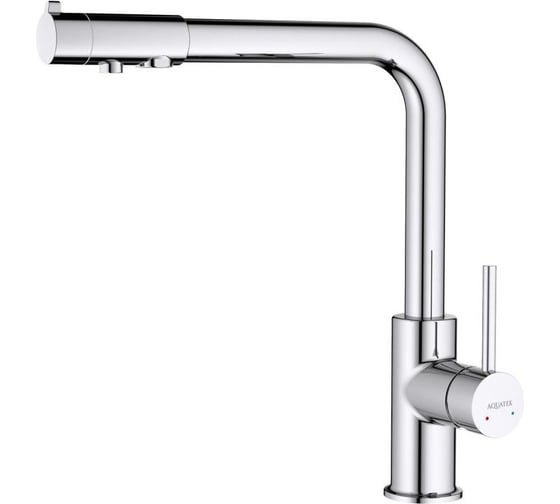 Изображение товара Смеситель для кухни Aquatek ЕВРОПА с подключением к фильтру питьевой воды AQ1386CR 00000135196