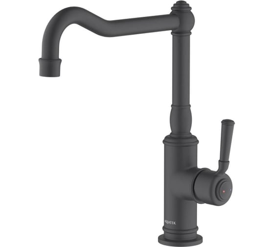 Изображение товара Смеситель для кухни Aquatek КЛАССИК матовый черный AQ1580MB 00000135268