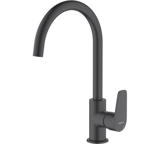 Изображение товара Смеситель для кухни Aquatek БЕТТА матовый черный AQ1182MB 00000135107