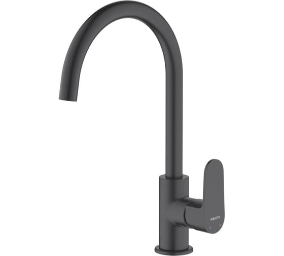 Изображение товара Смеситель для кухни Aquatek ОБЕРОН матовый черный AQ1282MB 00000135147