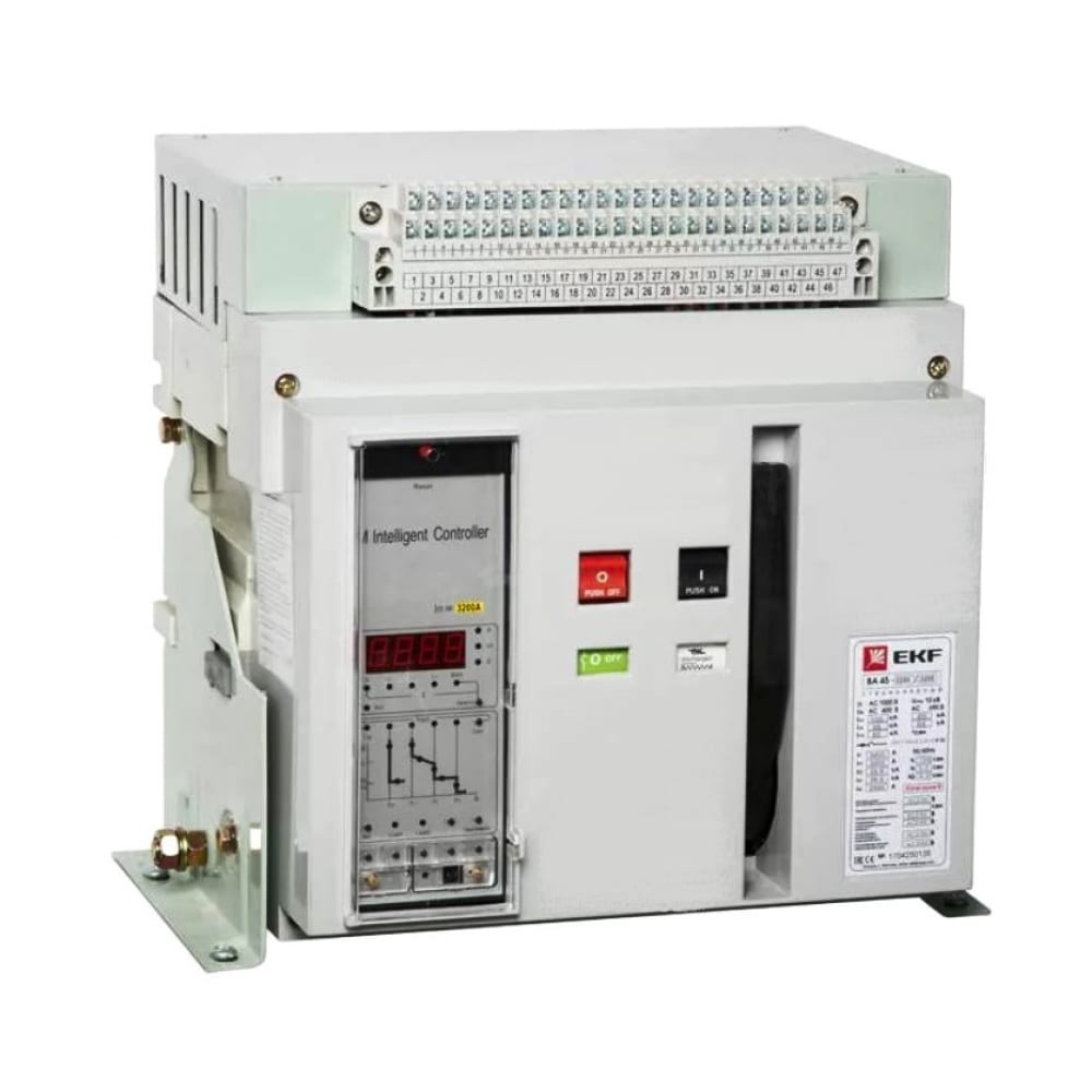 Стационарный автоматический выключатель EKF автоматический детектор валют mbox amd 20s т18661