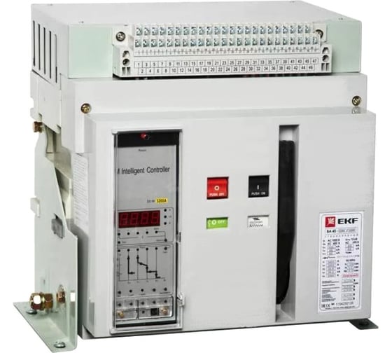 Изображение товара Автоматический выключатель EKF ВА-45 3200/3200 3P 80кА стационарный PROxima mccb45-3200-3200