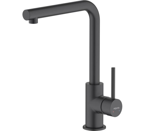 Изображение товара Смеситель для кухни Aquatek ЕВРОПА матовый черный AQ1380MB 00000135187