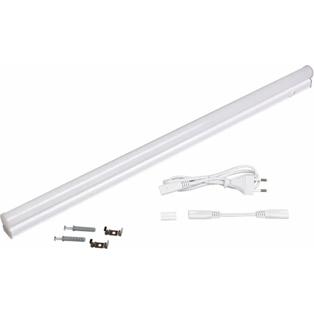 Изображение товара Светодиодный светильник Jazzway настенно-потолочный PLED T5i PL 450 6Вт FR 6500K IP40 180-265В ДПО линейный пластик 1036278