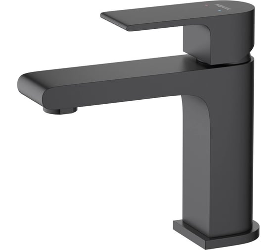 Изображение товара Смеситель для раковины Aquatek ЛИРА 103, без донного клапана, матовый черный AQ1410MB 00000135225