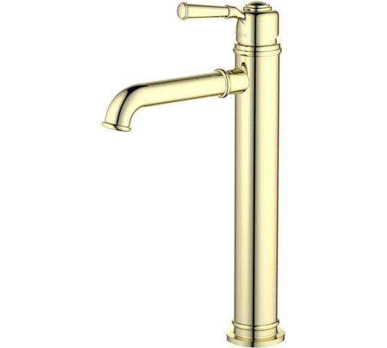Изображение товара Смеситель для раковины Aquatek КЛАССИК 235, без донного клапана, полированное золото AQ1504PG 00000135263