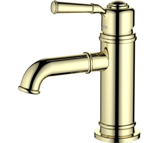 Изображение товара Смеситель для раковины Aquatek КЛАССИК 72, без донного клапана, полированное золото AQ1510PG 00000135260