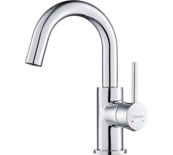 Изображение товара Смеситель для раковины Aquatek ЕВРОПА без донного клапана AQ1307CR 00000135168