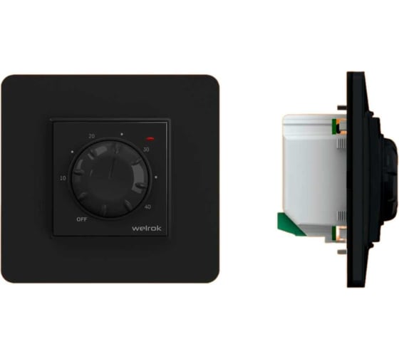Изображение товара Терморегулятор Welrok rtp bk 4660251140557