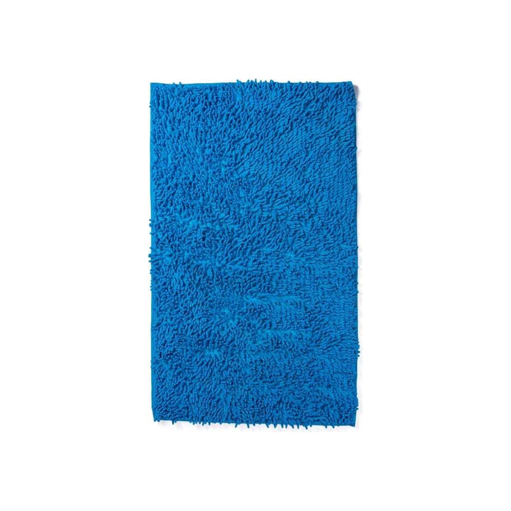 Изображение товара Коврик для ванной Roomis Макароны 70x140 см аквамарин с противоскользящим покрытием