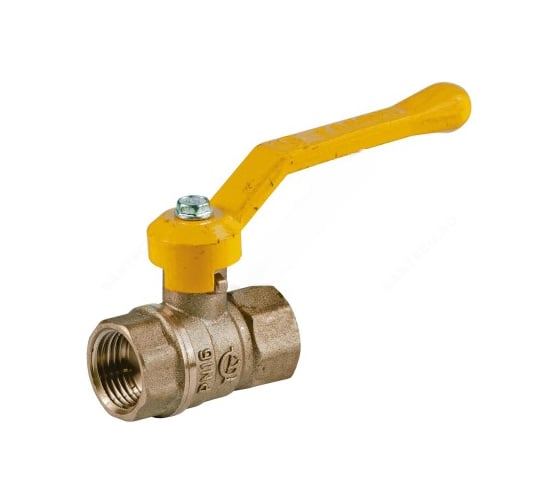 Изображение товара Шаровой кран ГАЛЛОП латунный газ Стандарт 220 Ду 50 Ру16 м/м полнопроходной, рычажный 116038 007-6761