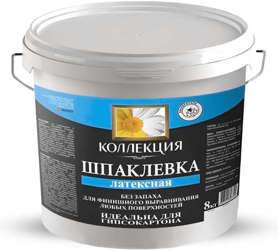 Изображение товара Шпаклевка латексная КОЛЛЕКЦИЯ 8 кг 01078