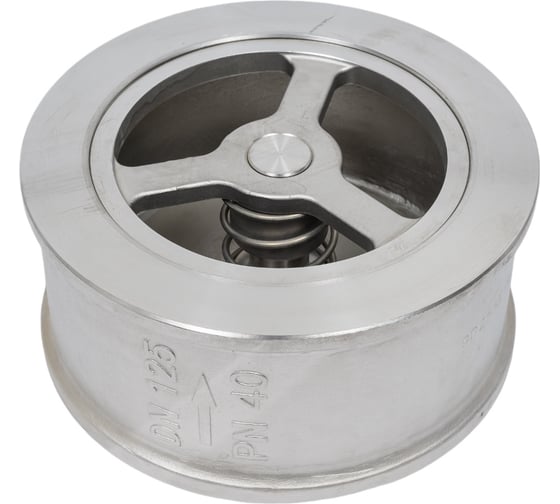 Изображение товара Обратный клапан Zetkama нержавеющая пружина, Ду 125, Ру 40 275I125E51 019-0636