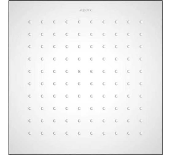 Изображение товара Квадратный Верхний душ AQUATEK 250х250х7 мм AQ2076CR 00000135356