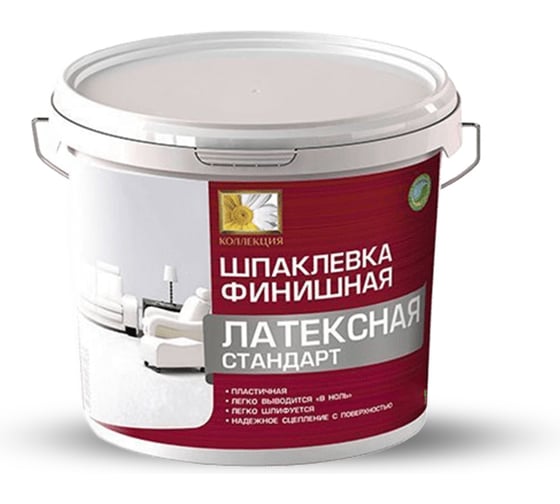 Изображение товара Шпаклевка латексная финишная КОЛЛЕКЦИЯ СТАНДАРТ 3кг 0112401151