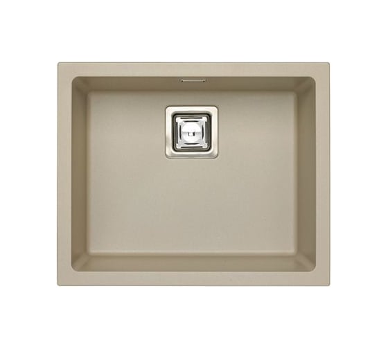 Изображение товара Мойка ALVEUS QUADRIX 50 GRANITAL+ PEBBLE-G02M 560х460х200 мм, с сифоном 1133398 1108035