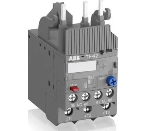 Изображение товара Тепловое реле перегрузки ABB TF42-3.1 диапазон уставки 2,30…3,10А для контакторов AF09-AF38 1SAZ721201R1033