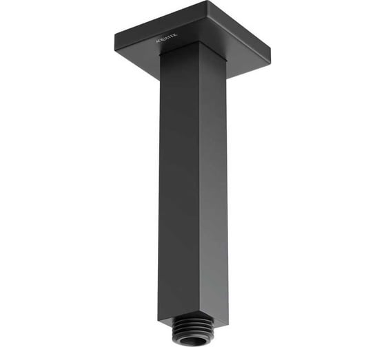 Изображение товара Потолочный держатель верхнего душа AQUATEK 150 мм, матовый черный AQ2172MB 00000135337