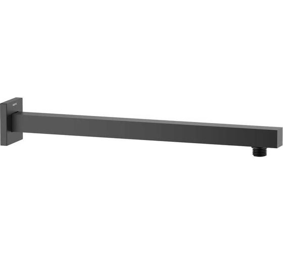 Изображение товара Настенный держатель верхнего душа AQUATEK 400 мм, матовый черный AQ2177MB 00000135347