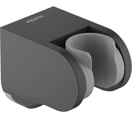 Изображение товара Держатель ручного душа AQUATEK матовый черный AQ2405MB 00000135446