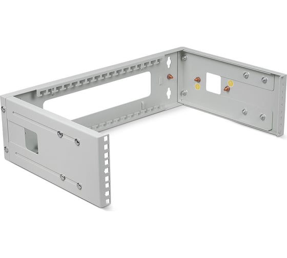 Изображение товара Кронштейн настенный Cabeus 19" 3U, цвет серый NC-3U