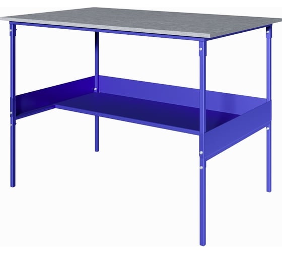 Изображение товара Стол металлический с полкой МеталлКарт  4631171915112