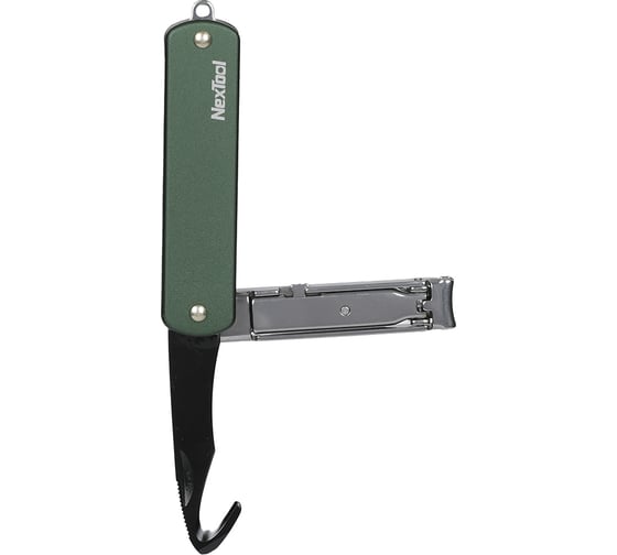 Изображение товара Мультитул-книпсер NexTool Xiaomi Multi Functional Nail Clipper зеленый, 6 функций NE20011