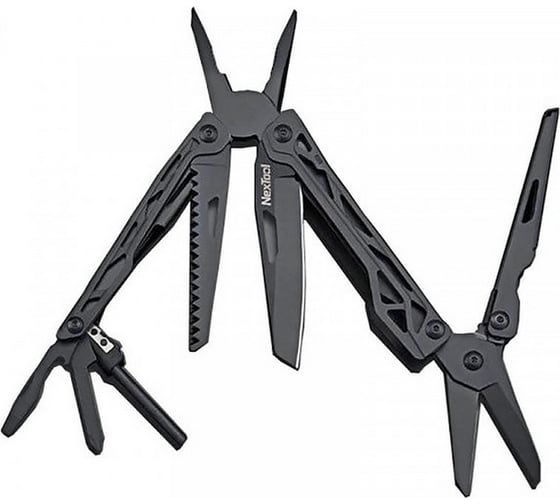 Изображение товара Мультитул NexTool Xiaomi Multifunctional Knife 10 функций, черный NE0123