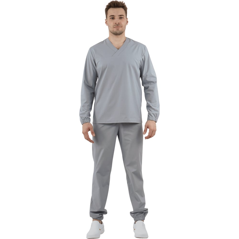 Изображение товара Мужской костюм-двойка ГК Спецобъединение МАРТ серый Кос 023/120-124