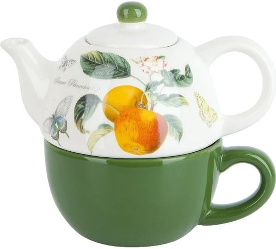 Изображение товара Чайный набор Dolomite чайник и чашка на 1 персону Fruit Garden, 500 мл L2521162