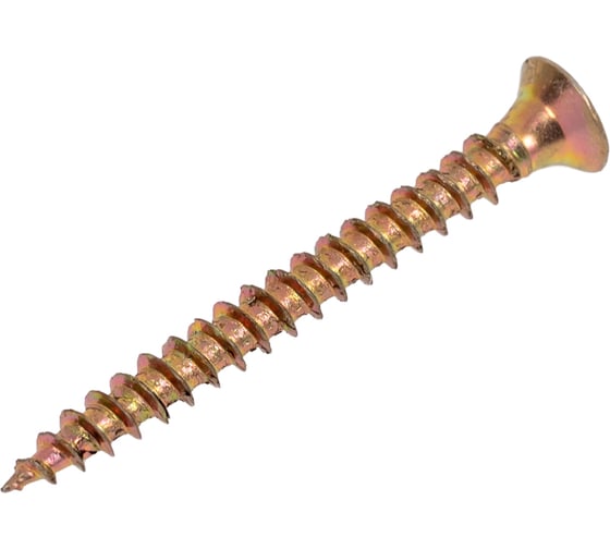 Изображение товара Саморез Стройметиз 2,5x25 мм, универсальный, желтый цинк, 60 шт. европодвес 00000013578 214005160