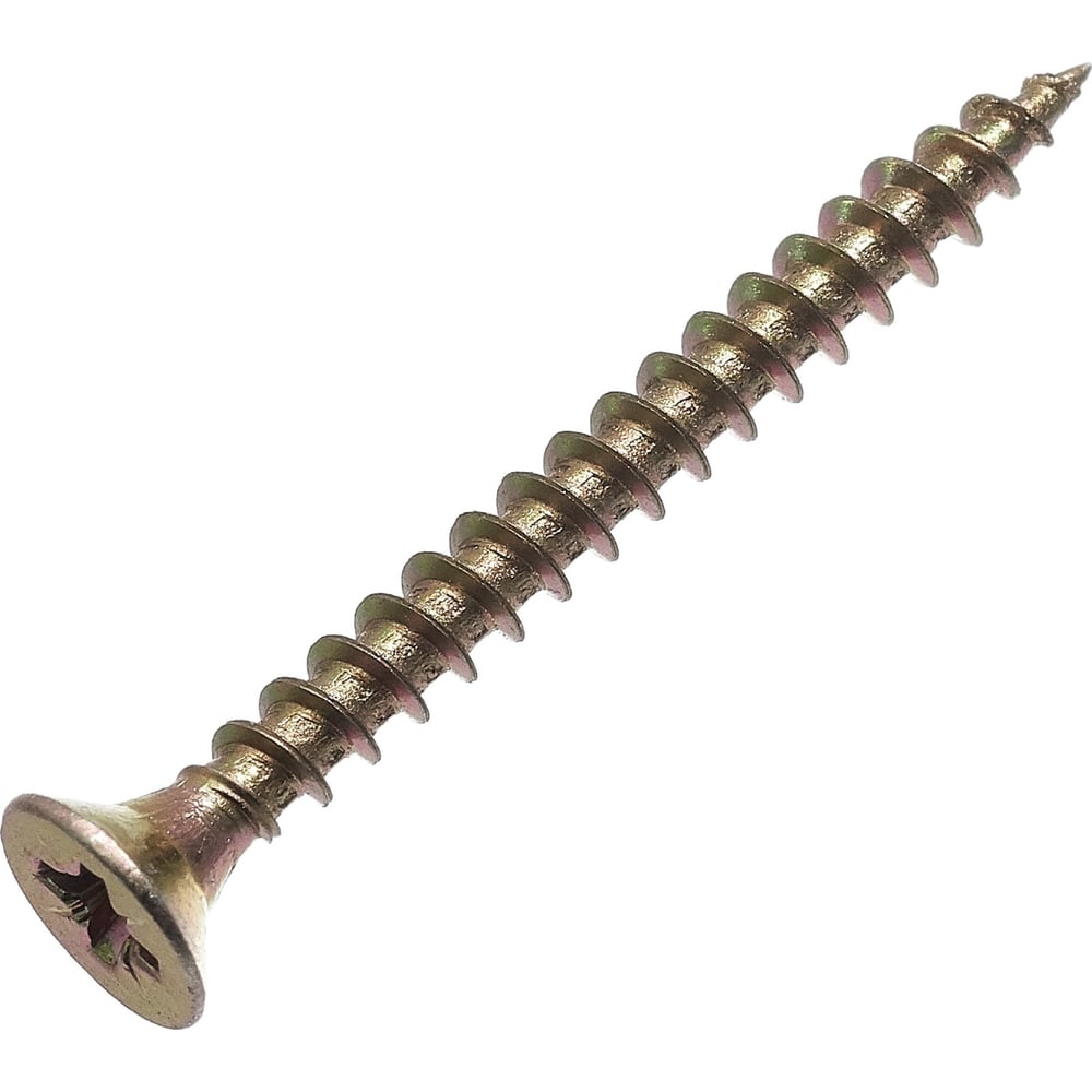 Изображение товара Саморез Стройметиз 4,5x60 мм, универсальный, желтый цинк, 7 шт. европодвес 00000071486 2141291