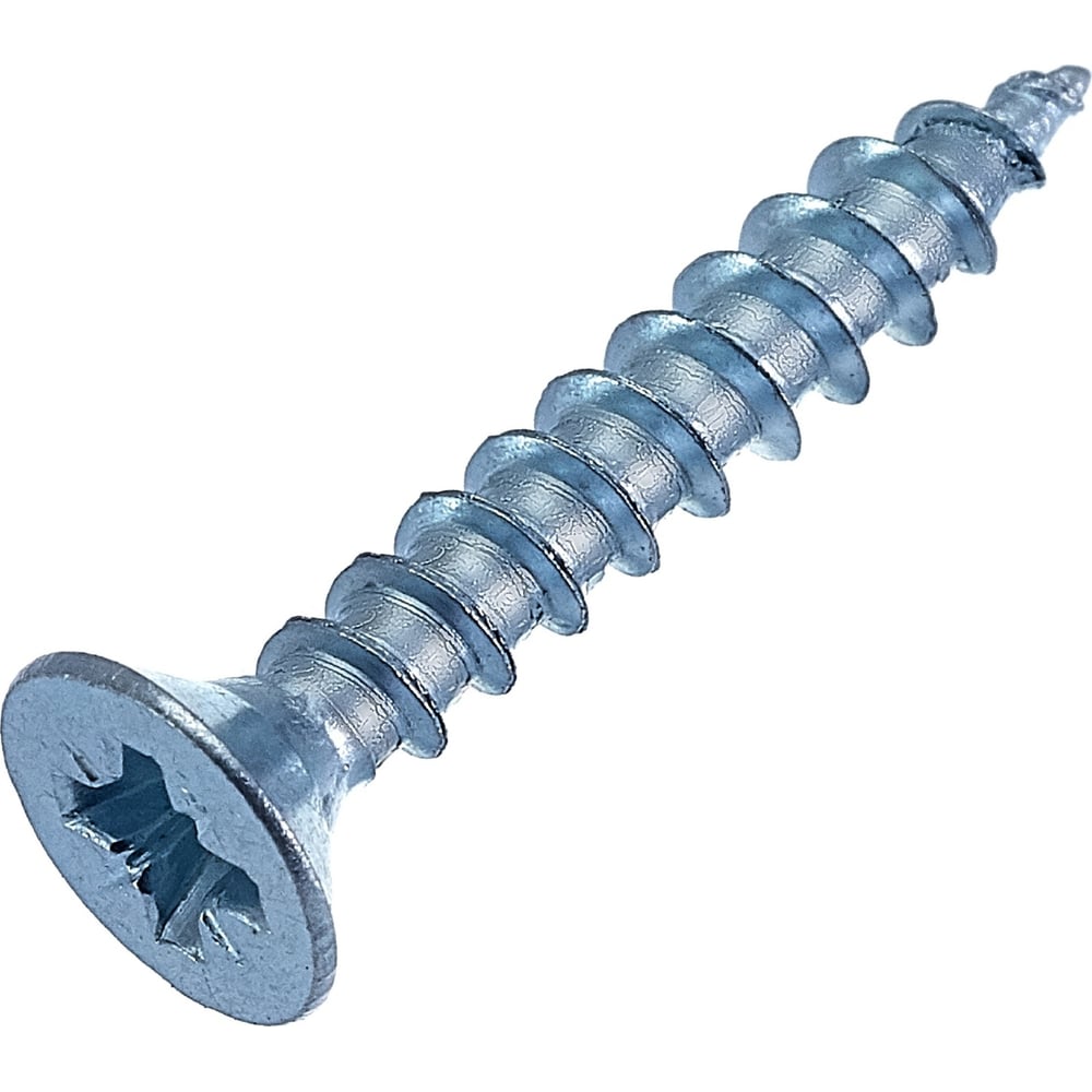 Изображение товара Саморез Стройметиз 6,0x200 мм, универсальный, белый цинк, 2 шт. европодвес 00000076758 2151201