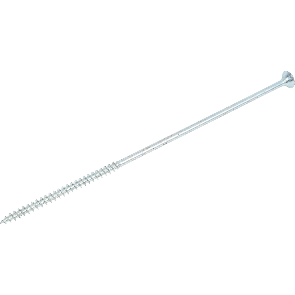 Изображение товара Саморез Стройметиз 6,0x200 мм, универсальный, белый цинк, 2 шт. европодвес 00000076758 2151201