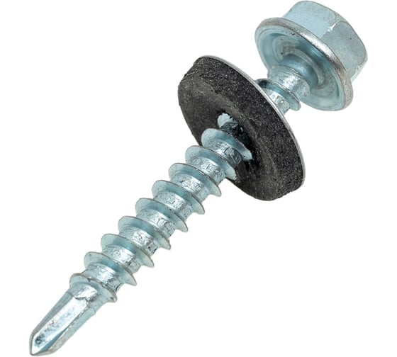 Изображение товара Саморез Стройметиз 4,8x35 мм, кровельный, цинк, 16 шт. европодвес 00000073896 2070231