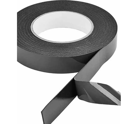 Изображение товара Клейкая лента A1 А1 DOUBLE SIDE ACRYLIC TAPE акриловая, двусторонняя, черная, 12 мм, 5 м A-DST-0512