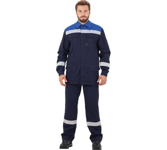 Изображение товара Костюм ГК Спецобъединение АНТИСТАТ темно-синий/василёк Кос 583/112/170
