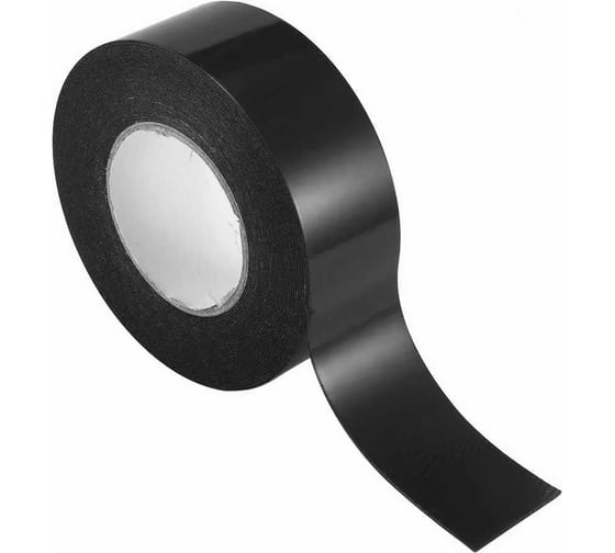 Изображение товара Клейкая лента A1 А1 DOUBLE SIDE ACRYLIC TAPE акриловая, двусторонняя, черная, 19 мм, 5 м A-DST-0519