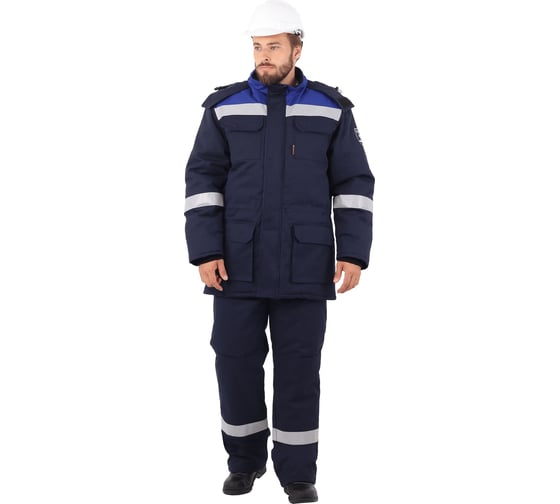 Изображение товара Утепленный костюм ГК Спецобъединение АНТИСТАТ темно-синий/василёк Кос 685/104/182