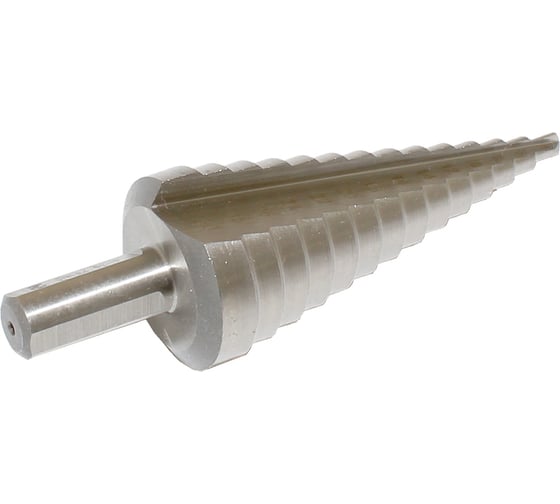 Изображение товара Сверло ступенчатое конусное 4-30 мм, 14 ступеней, Р6АМ5, d хвостовика 10 мм CNIC 48299