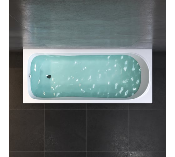 Изображение товара Акриловая ванна AM.PM Sense 170х70 см, с каркасом, со сливом-переливом W75A-170-070W-KL