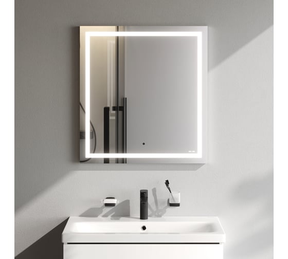 Изображение товара Настенное зеркало AM.PM Gem с LED-подсветкой по периметру, 65 см M91AMOX0651WG