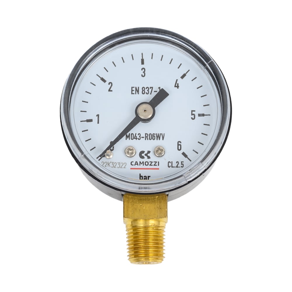 Изображение товара Индикатор давления радиальный M043-R06WV 6 Бар 40 мм Camozzi SRF70-7801-0016
