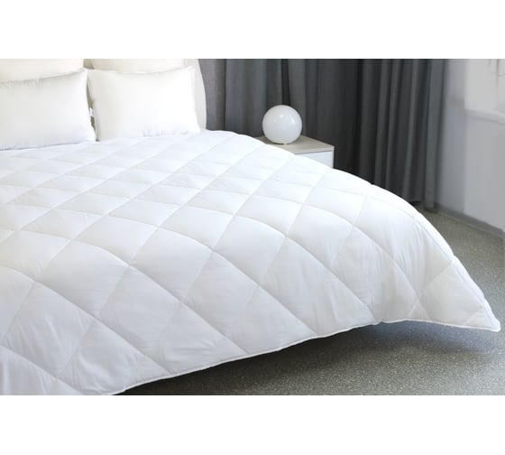 Изображение товара Одеяло стеганое Мягкий сон 220x200 см, "Лебяжий пух" Comfort белый ОЛ-6313у