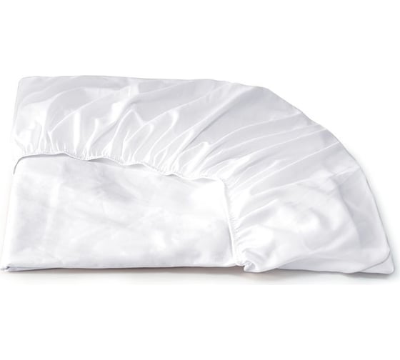 Изображение товара Наматрацник нестеганый водонепроницаемый Мягкий сон 200x160 см, махровый хлопок белый НВ-11717у