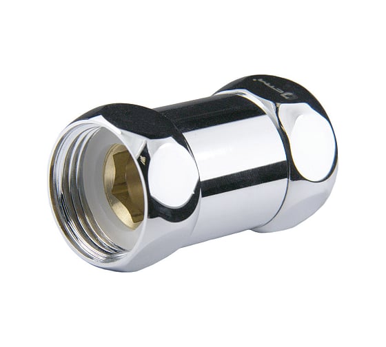 Изображение товара Прямое соединение СТМ ТЕРМО г/г, 1х1 для полотенцесушителей, хром CPCF0101