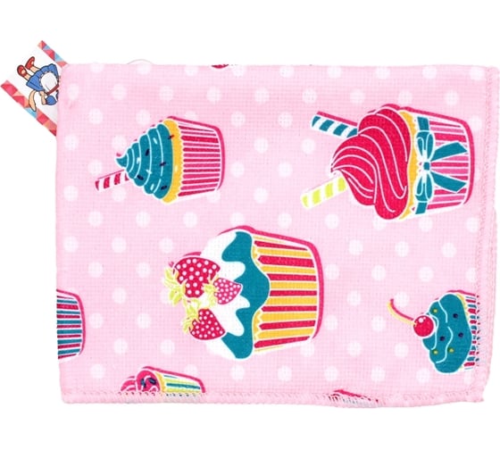 Изображение товара Салфетка из микрофибры Кошкин Дом универсальная 30x40 см 300 г/м2 4 дизайна 30-08-018