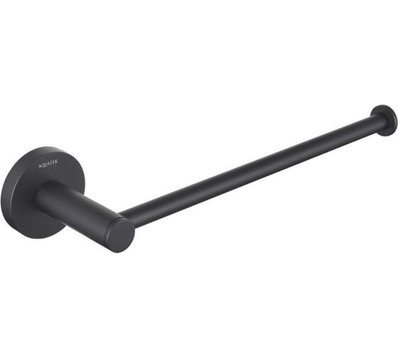 Изображение товара Полотенцедержатель AQUATEK ЕВРОПА матовый черный AQ4119MB 00000135527