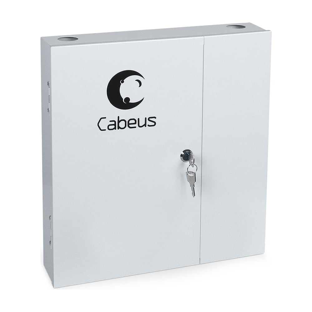 Изображение товара Настенный оптический бокс Cabeus на 16 SC с сплайс-кассетой FO-WL-16SC-K