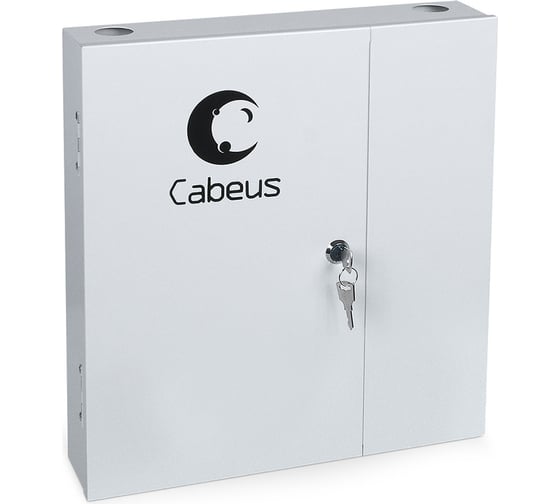 Изображение товара Настенный оптический бокс Cabeus на 16 SC (LC duplex) со сплайс-кассетой (без пигтейлов и проходных адаптеров) FO-WL-16SC-K
